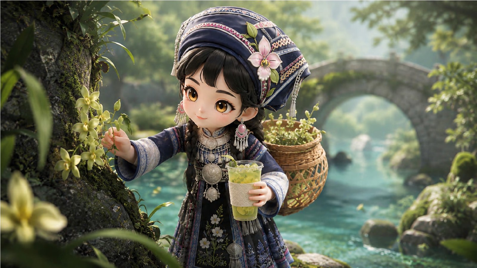 荔斛森林角色场景