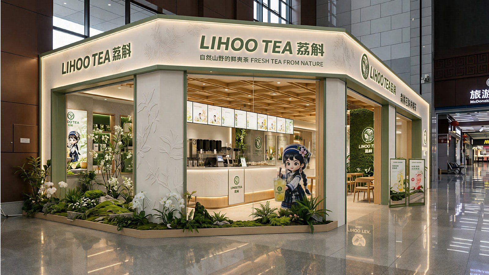 荔斛门店空间落地