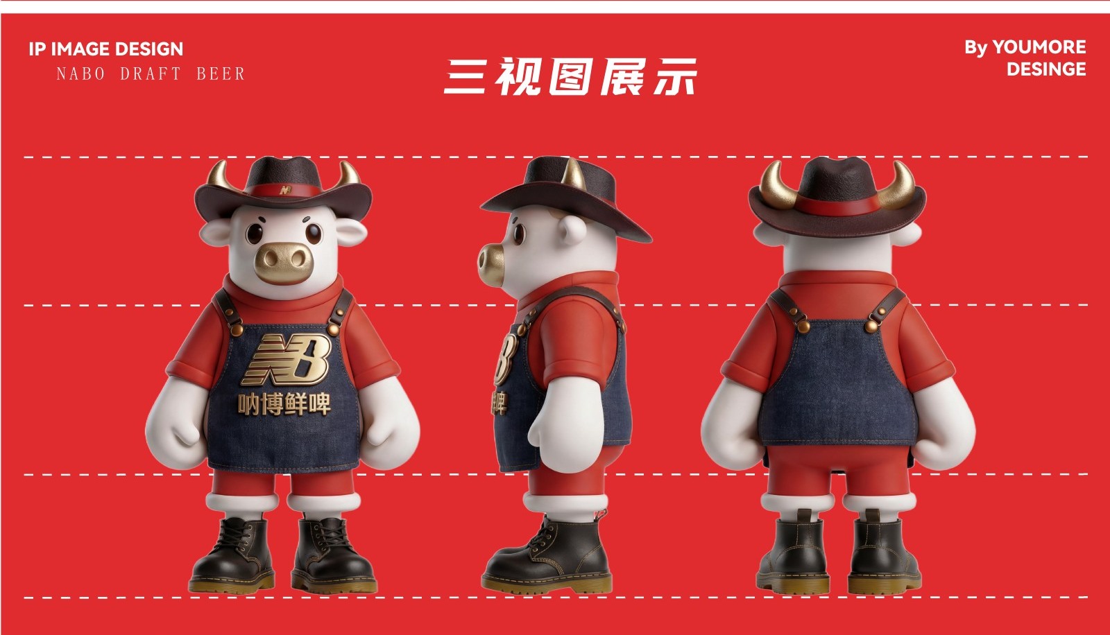 纳博鲜啤角色三视图
